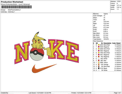 Nike Pikachu Ball