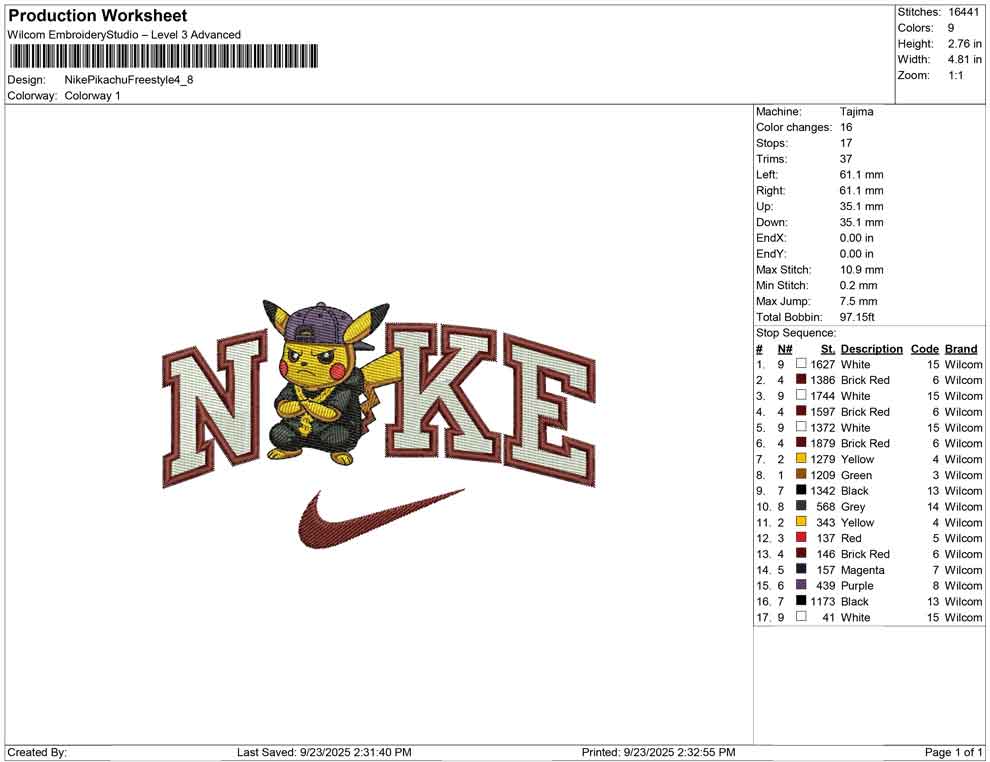 Nike Pikachu Freestyle
