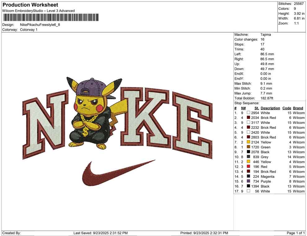 Nike Pikachu Freestyle