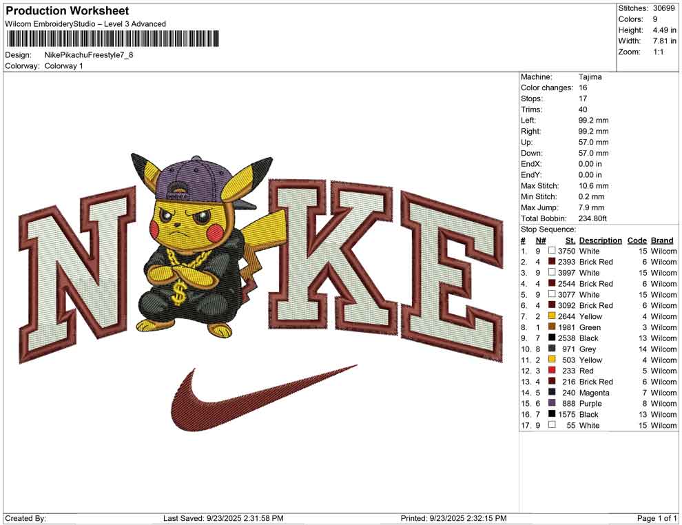 Nike Pikachu Freestyle