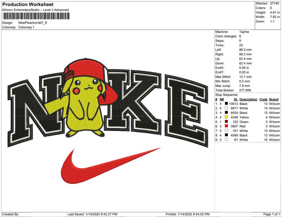 Nike Pikachu Hat