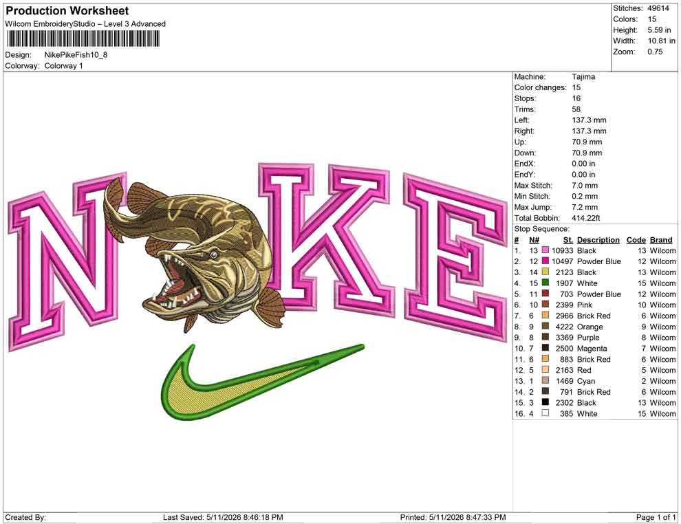 Nike Pike Fish