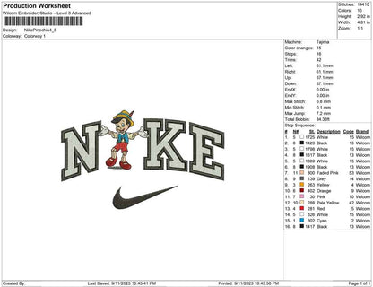 Nike Pinochio