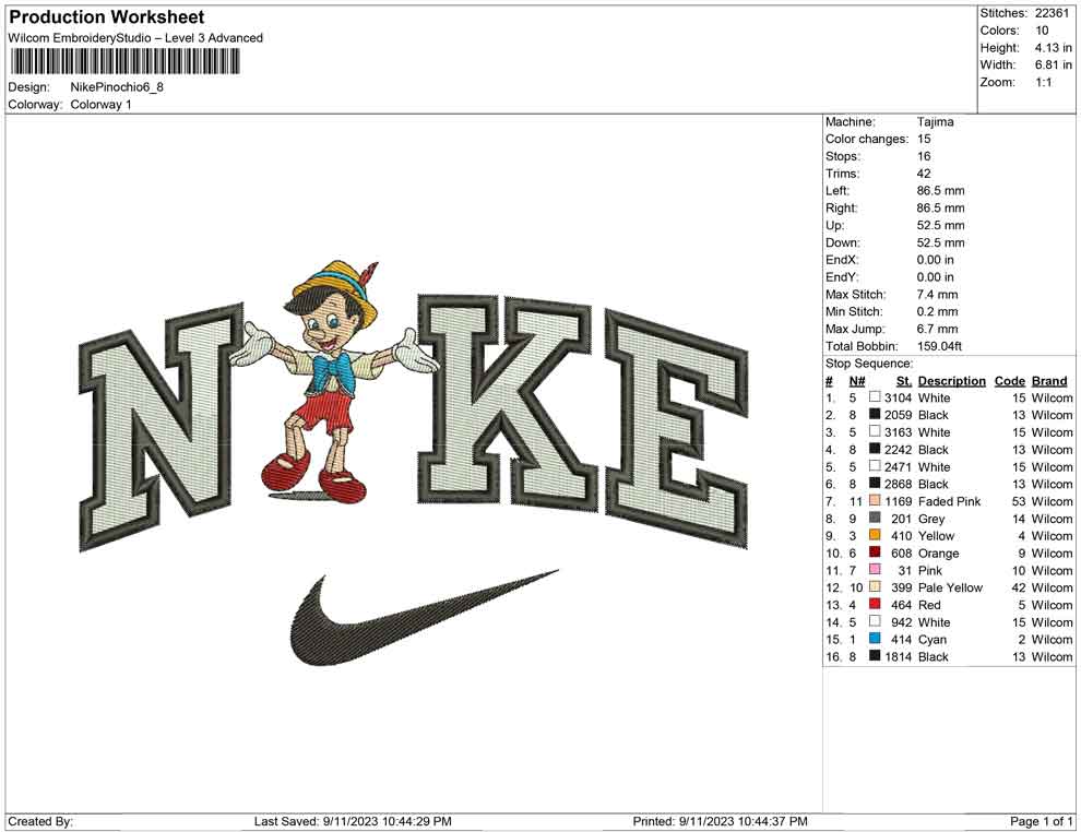 Nike Pinochio
