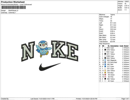 Nike Piplup