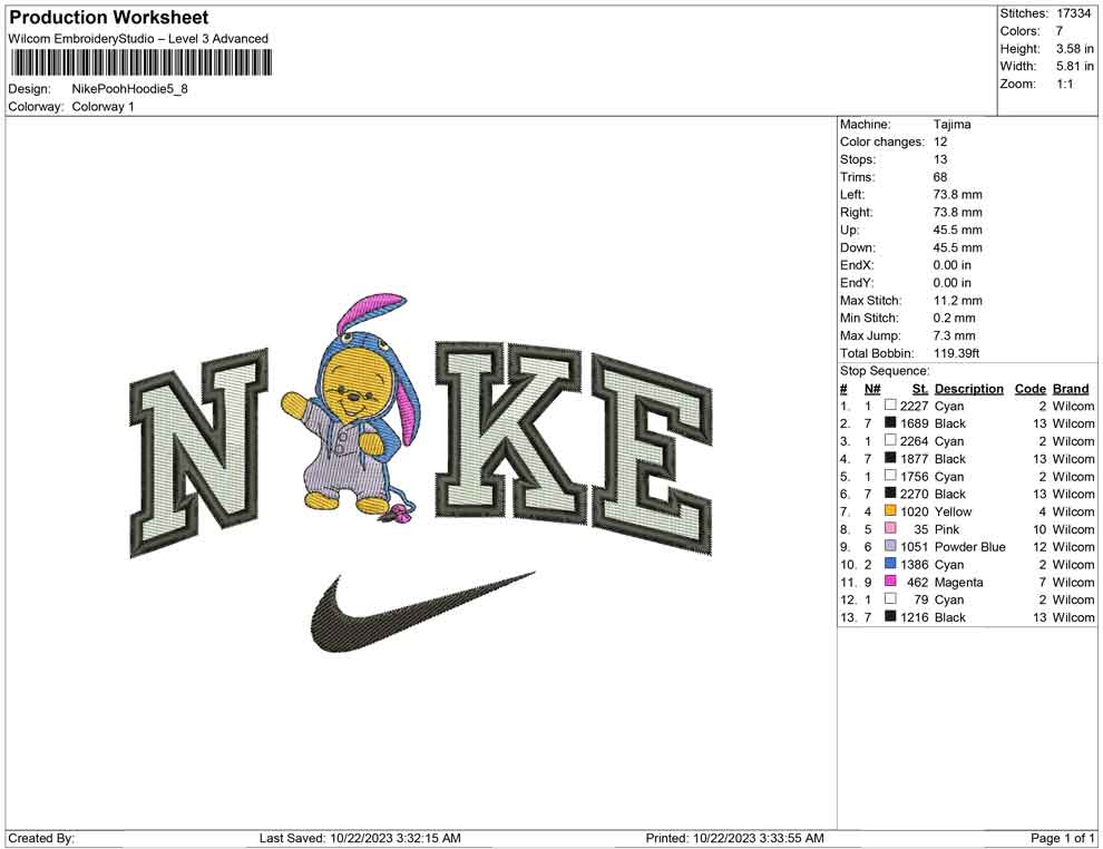 Nike pooh hoodie