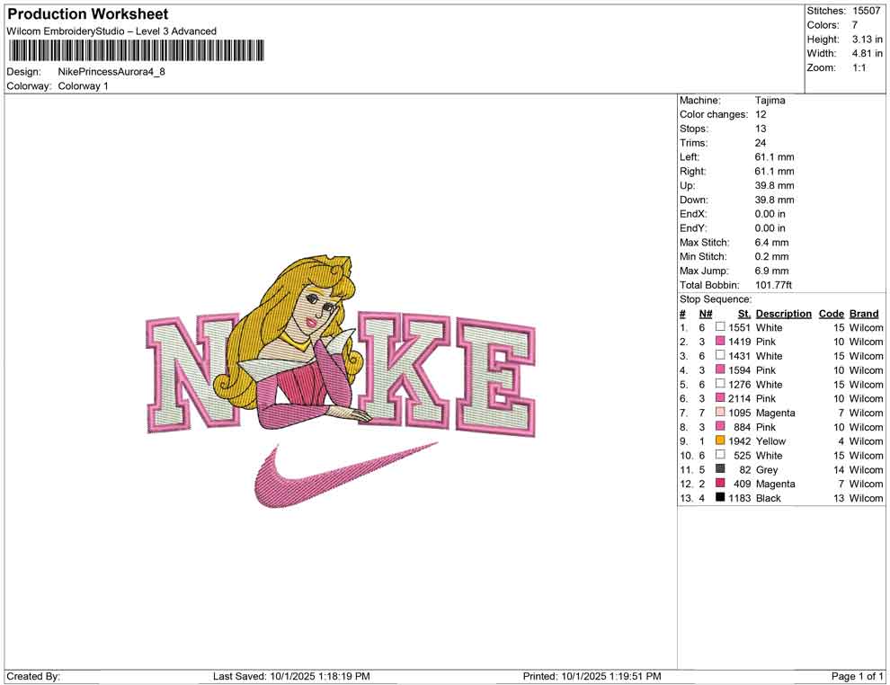 Nike Princess Aurora