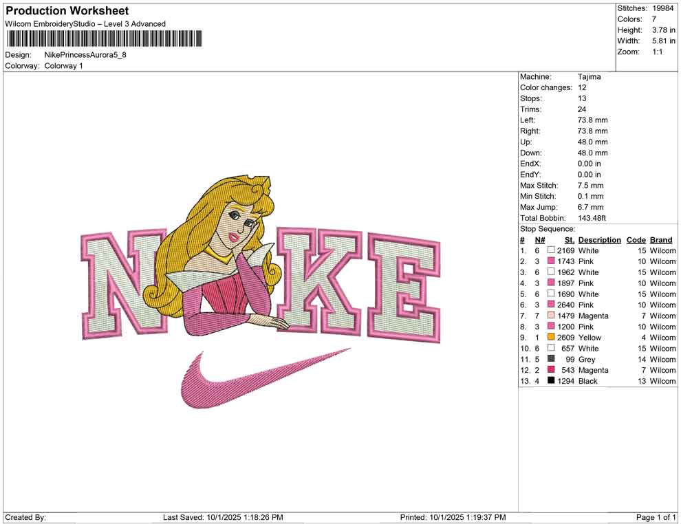 Nike Princess Aurora