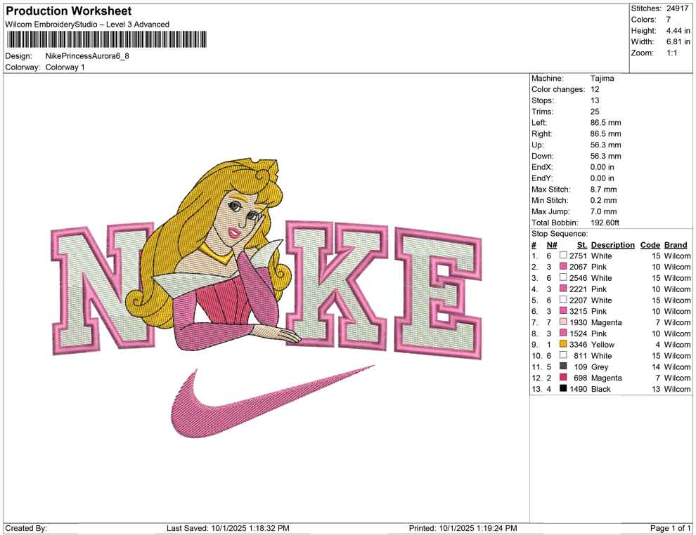 Nike Princess Aurora
