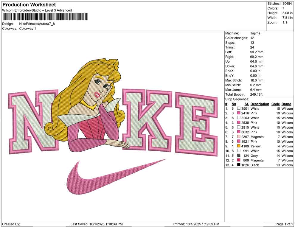 Nike Princess Aurora