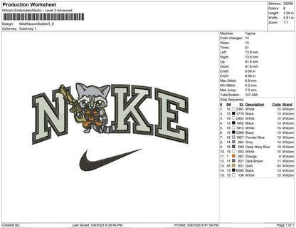 Nike Racoon Soldier