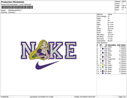 Nike Rapunzel Sit