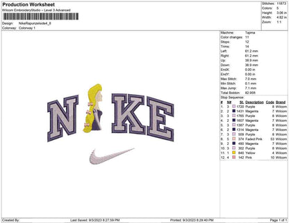 Nike Rapunzel Side