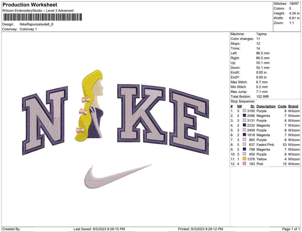 Nike Rapunzel Side