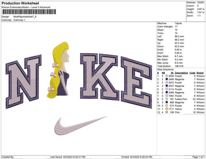 Nike Rapunzel Side