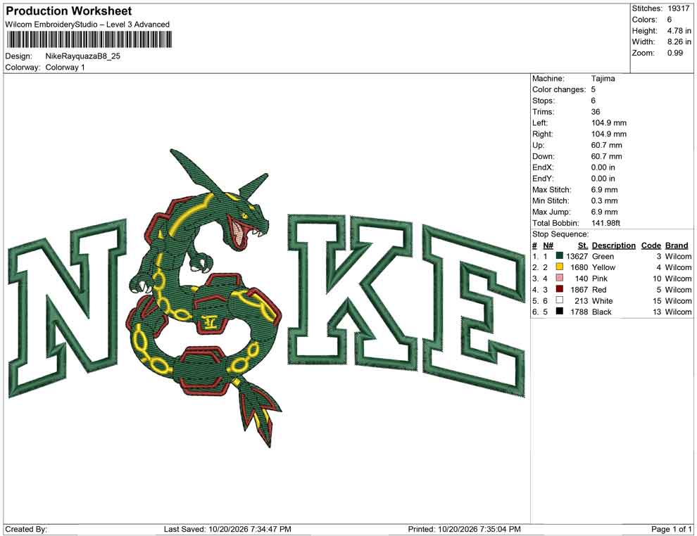 Nike Rayquaza B