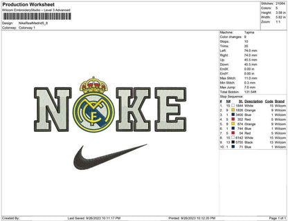 Nike Real madrid