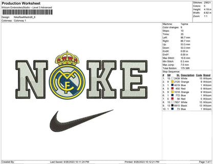 Nike Real madrid