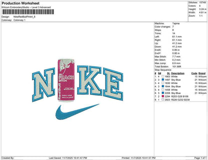 Nike RedBull Pink