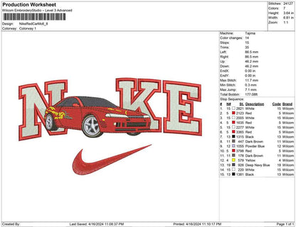 Nike Red Car Mc