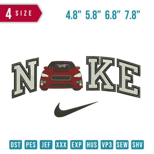 Nike Red Car front
