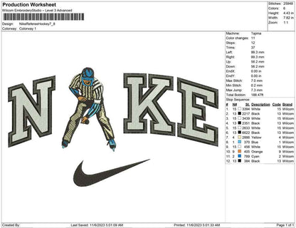 Nike Referee hockey