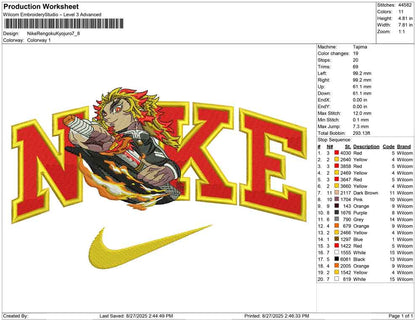 Nike Rengoku Kyojuro