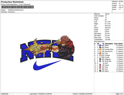 Nike Ryomen Sukuna