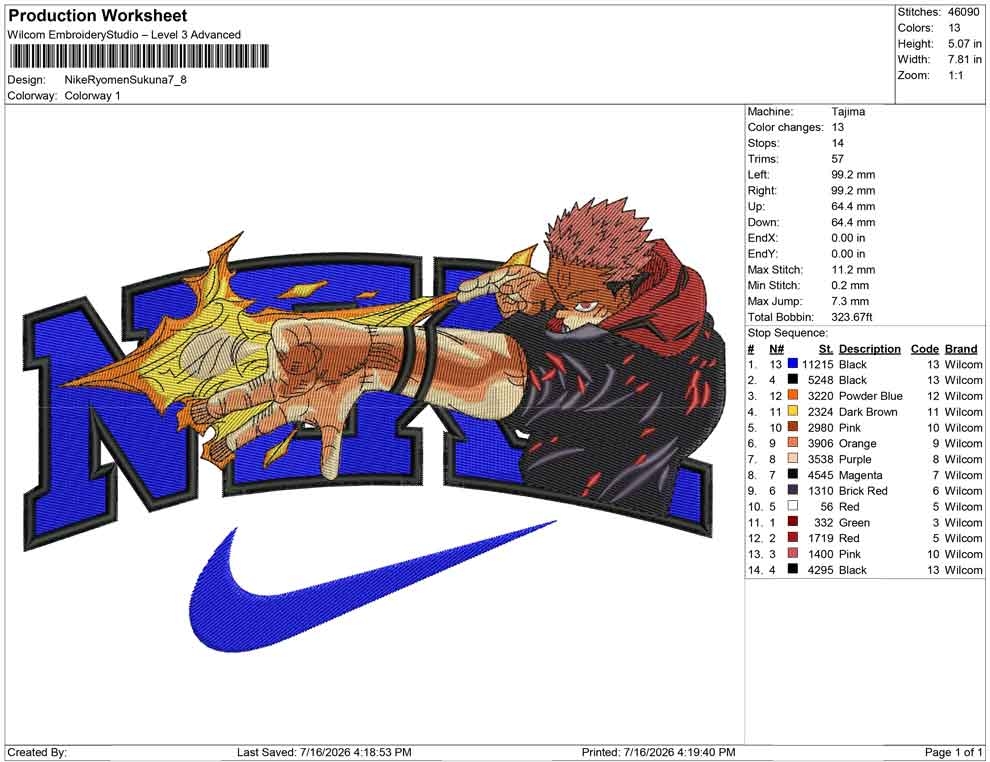 Nike Ryomen Sukuna