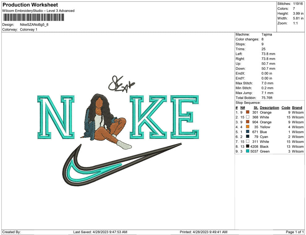 Nike SZA No bg