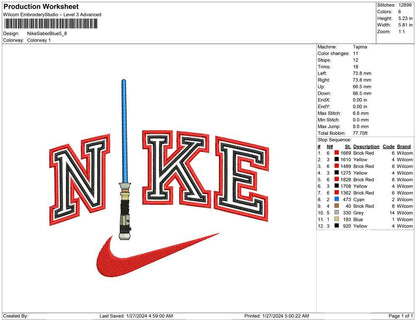 Nike Saber Blue