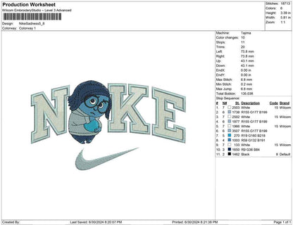 Nike Sadness