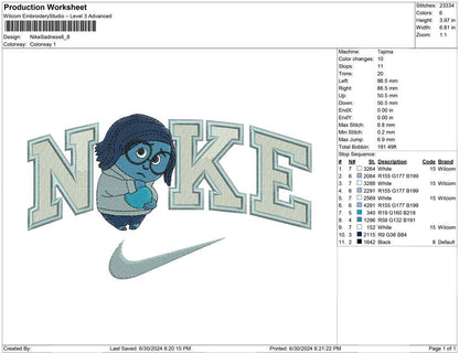 Nike Sadness