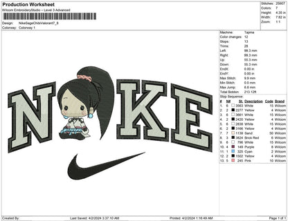 Nike Sage Chibi Valorant