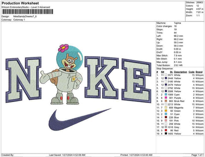 Nike Sandi cheek