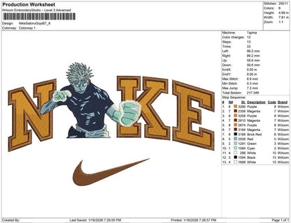 Nike Satoru Gojo B