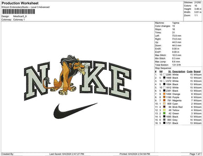 Nike Scar