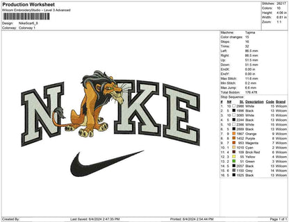 Nike Scar