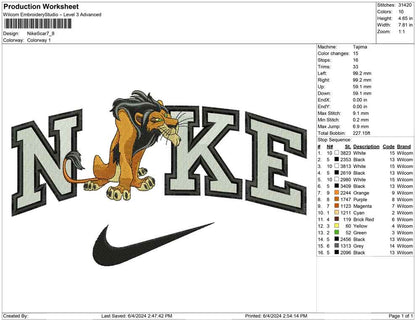 Nike Scar
