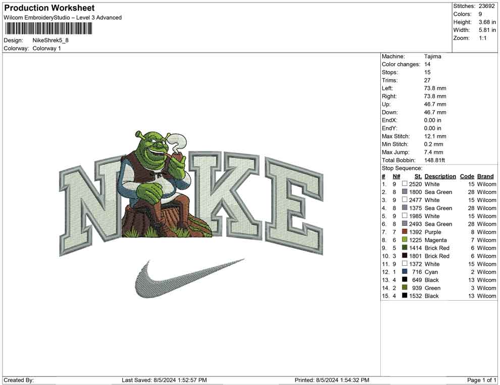 Nike Shrek