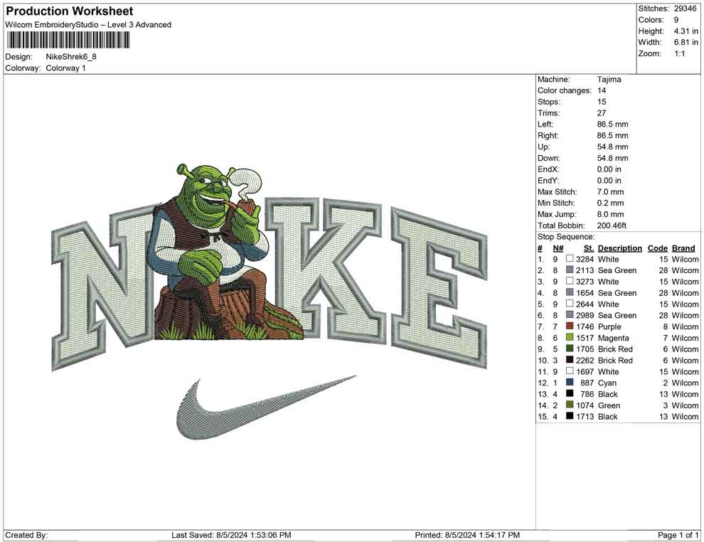 Nike Shrek