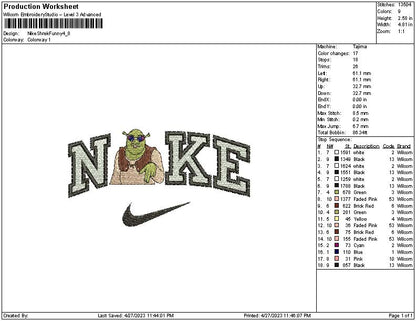 Nike Shrek Funny