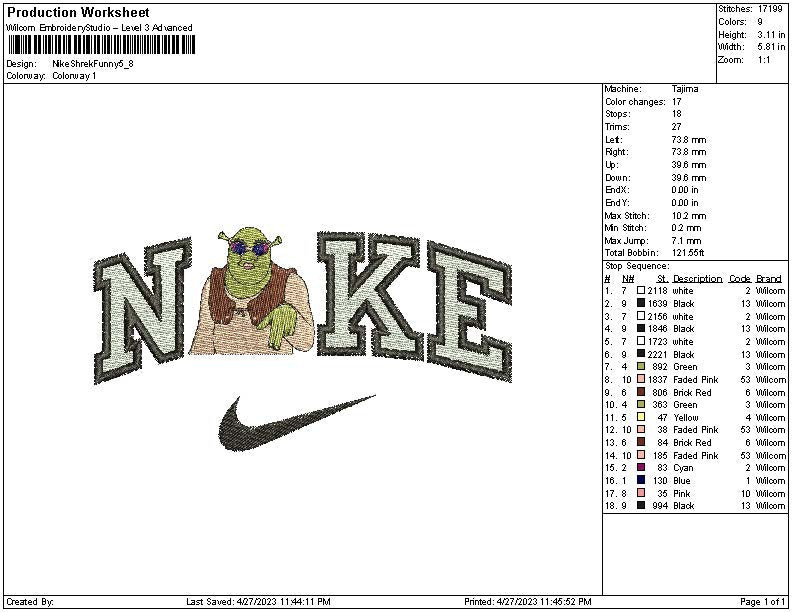 Nike Shrek Funny