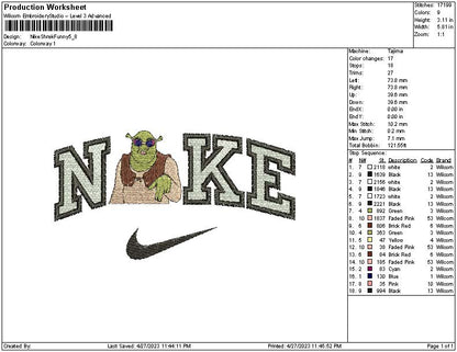 Nike Shrek Funny