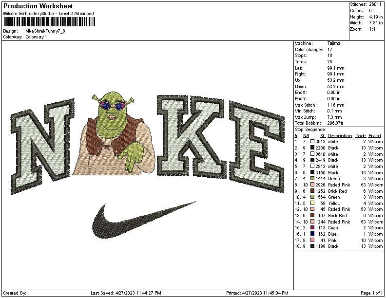 Nike Shrek Funny