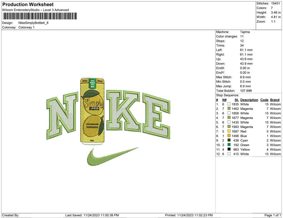 Nike Simply bottle
