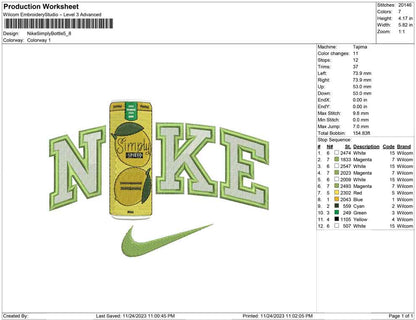 Nike Simply bottle