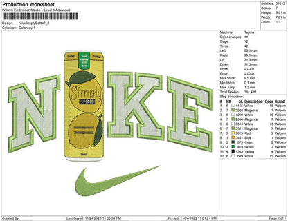 Nike Simply bottle