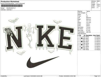 Nike Skeleton
