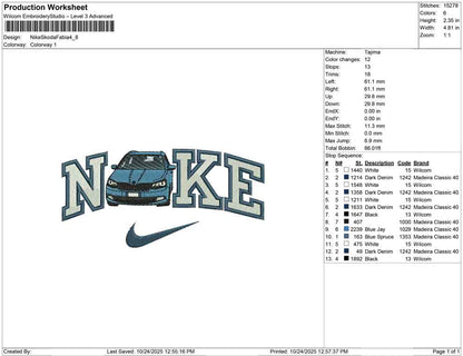 Nike Skoda Fabia